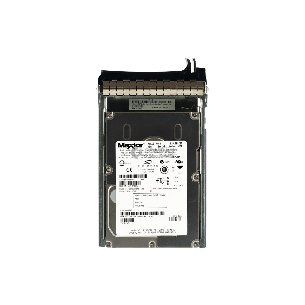 G8763 DELL HDD 73GB 10K SAS 3G 3.5" LFF HOT-SWAP